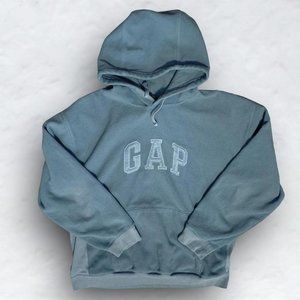 GAP Baby Blue Retro Fleecey Pullover Hoodie